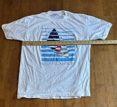 Vintage 80s 90s Deerfield Beach Florida T Shirt Fits Medium Single Stitch