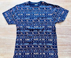 NEW Krew Tee T-shirt Shirt S Small Skate Or Die Concert TK 08 Black Blue Orange