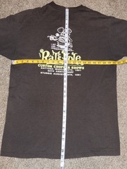 Vintage 1990 3D EMBLEM Harley Davidson The Last Biker On Earth Wizard T-Shirt M