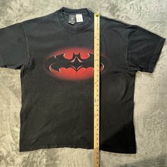 Vintage 1996 DC Comics Batman & Robin Superhero Movie Promo T-Shirt USA Size XL