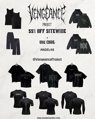 Vengeance Project Men’s workout cloths go to the website and use my code