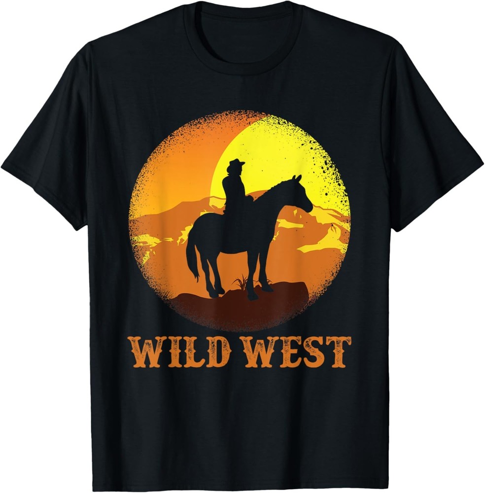 Great Cowboy Design Western Horse Riding Rodeo T-Shirt