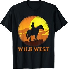 Great Cowboy Design Western Horse Riding Rodeo T-Shirt