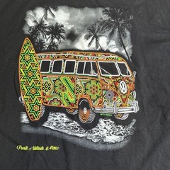 Yazbek Puerto Vallarta, Mexico Bus Surf Arte Huichol Mandala Size 2XL