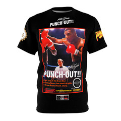 Mike Tyson’s Punch-Out 1987 NES Retro Video Game Nintendo Box Cover Game T-Shirt