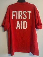 Rare Twin Cities Summer Jam Music Festival 2018 Red First Aid T Shirt Size 2xl