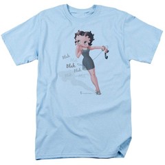 Betty Boop Blah Blah Blah Licensed Adult Unisex T-Shirt Regular Fit Tee SM-3X