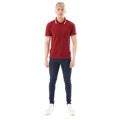 4 & 6 Pack Mens Polo Shirt Short Sleeve Tipping Plain Pique Top TShirt Tee