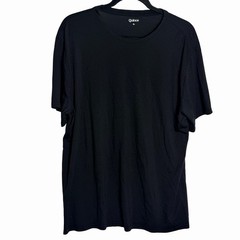 Quince Men 100% Merino Wool All-Season Base Layer XL Black Short Sleeve Tshirt