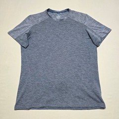 KUHL Mens Gray Textured Knit Performance Short Sleeve T-Shirt Size Medium Sports