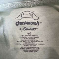 Sanrio Cinnamoroll TShirt Camping Embroidered Green Camp Fire Medium Hello Kitty