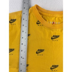 Nike Jordan Jumpman All Over Print Yellow T Shirt Men’s Size Small