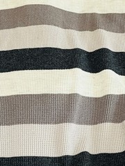 y2k Mossimo Long Sleeve Striped Thermal Shirt Mens Size Large Waffle Knit Grunge