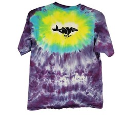 Hanes Beefy-T® Tie Dye Peace Save the whales T-Shirt lakes 88 single stitch