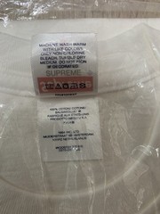 Supreme Crew 96 Tee White’ (Clip Tee) Size Small SS24 Authentic Brand New Sealed