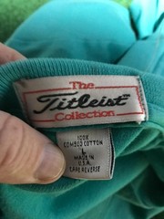 Titleist Golf Polo shirt Oak Tree Large L Buttons OakTree see description c10