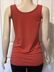 Spiegel Burnt Orange Scoop Neck Sleeveless Tank Top Size Medium