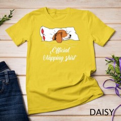 Sleeping Beagle Pyjamas Dog Lover Gift Official Napping Unisex T-shirt