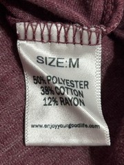 Goodlife Shirt Mens M Pale Mauve Crewneck Curved Hem Tri Blend Soft Casual Tee