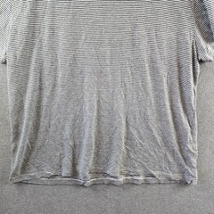 The Men’s Store at Bloomingdale’s Striped Linen Tee XXL Dark Slate Pullover S/S