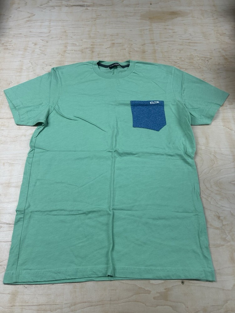Volcom Collectible Green Short Sleeve Pocket Shirt – Size L