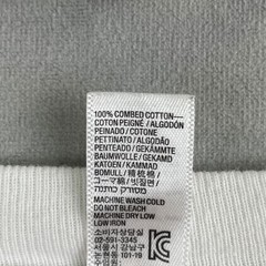 American Apparel White Crewneck T-Shirt Men Large 100% Combed Cotton Made in USA