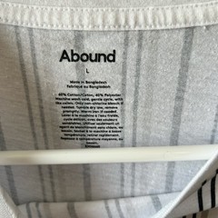Lot of 2 Abound Men’s L Crew Neck Short Sleeve T-Shirts Cotton(2025-6)