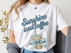 Comfort Tee Iced Coffee Sunshine
