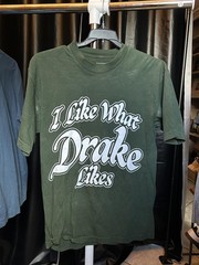 Drake Related It’s All A Blur Tour Graphic Tee Green Size S