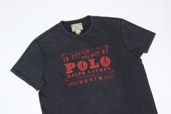 Polo Ralph Lauren Short Sleeve Crewneck Tee Graphic Print T-Shirt – Black Hthr –