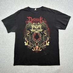 Vintage Dethklok Metalocalypse Tshirt Size Large Black World Tour Y2K