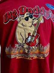Big Daddy’s Barbeque Fairbanks Alaska Red T-shirt Black XL NWT