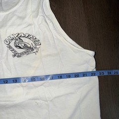 Vintage 90s Olympia Washington Firefighter Softball Tournament Sleeveless Tee L