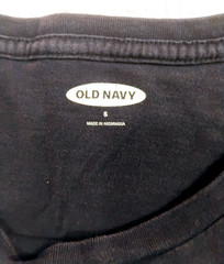 🔵 Old Navy “Saved By The Bell” Throwback Navy Blue Tee T-Shirt Adult Size S