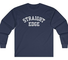 STRAIGHT EDGE Drug Free sxe XXX Minor Threat – Long Sleeve T / Crewneck Fleece