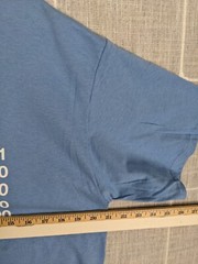 Binary Number Code Shirt Mens Large Blue 0100100 Short Sleeve Tee Y2K Unbranded