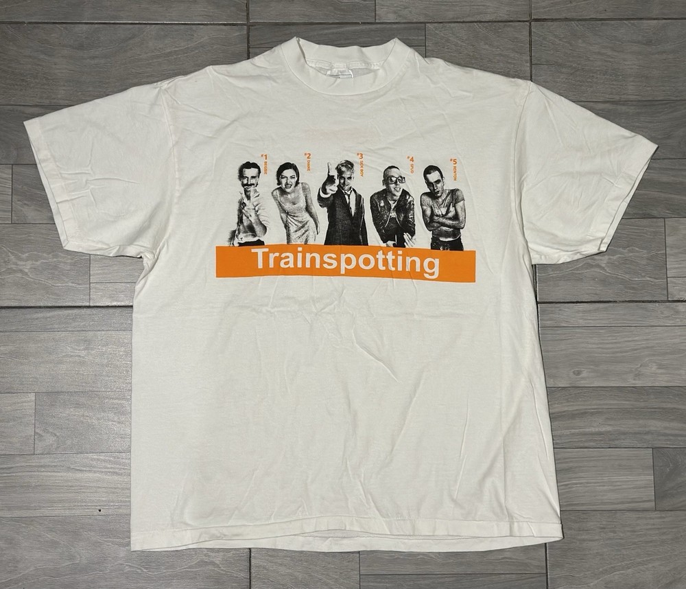 TRAINSPOTTING vintage 1996 MOVIE t shirt