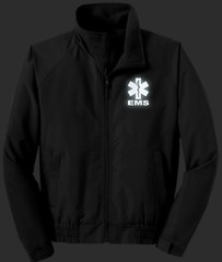 EMS economy jacket, REFLECTIVE logo fleece lining Emergency Medical,