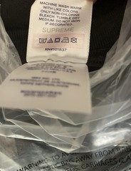 Supreme Standard Tee ‘Black’ Size XL SS24 Brand New Authentic Ships Fast