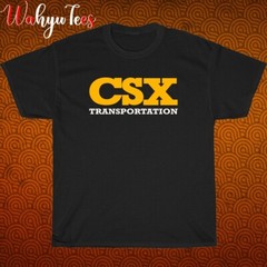 CSX Transportation Railroad Logo Black/Grey/Navy/White Size S-5XL Unisex T-Shirt
