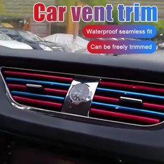 Long Lasting Durable Economical Easy to Use 50PCS Car Air Vent Decorative Strips