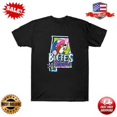 Buc ees Alabama State Map Beaver Mascot T-Shirt T-Shirt