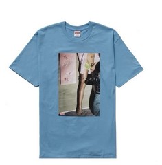 Supreme Model Tee Light Slate Size Large SS22 Brand New Authentic