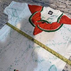 Vtg 90s Screen Stars WATERMELON Print All Over Print 50/50 Graphic Shirt Mens XL