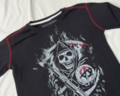 Sons Of Anarchy Shirt Mens Large Black Thermal Long Sleeve Biker TV Television