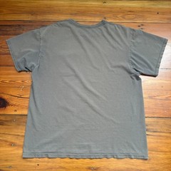 Vintage Gradient Sun Faded Worn WIP Workwear T-Shirt Men’s Size L Brown Thin