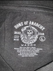 Sons Of Anarchy SAMCRO Road Gear Graphic Shirt Size L NWOT