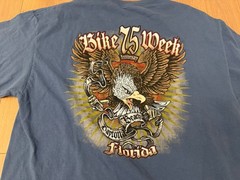 Daytona Beach Bike Week Rally 2014 Tie Dye T Shirt Lot Of 2 XXL Biker Motorcycle