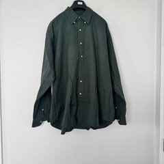 Vintage 90s Ralph Lauren Blaire Button-Down Shirt Forest Green Preppy Ivy Style