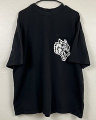 Darc Sport Pocket T Shirt Mens XL Wolves Viking Skull Black Gym Bodybuilding Tee